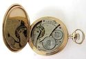 14K Gold filled WALTHAM  Pocket Watch,S16,,Hunter 
