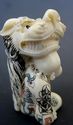 Japanese  netsuke-Chinese Boy Does New Year Dragon
