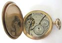 10K Gold filled WALTHAM  Pocket Watch,S16,7J,Hunte
