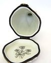 French  Limoge Porcelain Box-Mannequin in MOP Flor