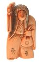Antique Japanese Netsuke -Head Rolling 360 degree 