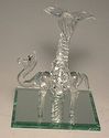 Islamic Crystal glass -CAMEL Under Palm Tree,has b