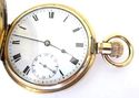 14K Goldfilled WALTHAM  Pocket Watch Hunter Case,1