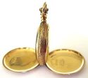 Antique 14K Solid Gold Waltham Pocket Watch,Hunter