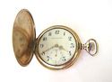 14K Gold LONGINES Pocket Watch,S12,Hunter Case,17J