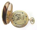 10K Goldfilled  HAMPDEN  Pocket Watch Hunter Case,