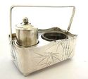 Japanese Sterling Silver  Figural  Salt & Pepper S