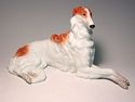Austrian AUGARTEN red  BORZOI,russian wolfhound do