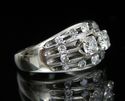 14K White Gold & Diamond  Ring  0.80 carats #556