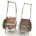 Antique Japanese Sterling Silver 950 Figural WAGON
