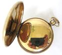 10K Goldfilled HAMPDEN Pocket Watch,Hunter Case,S1