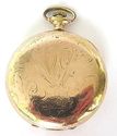 10K Gold filled ILLINOIS  Pocket Watch,S18, 17J,AD