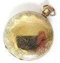 10K Goldfilled HAMPDEN Pocket Watch,Hunter Case,S1