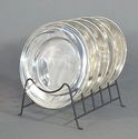 Antique Sterling Silver Gorham Butter Plates Set O