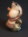Japanese  netsuke -  FROG Sumo Wrestler On Lotus S