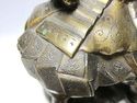 Antique Japanese Solid Bronze Samurai General /Arc