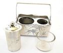 Japanese Sterling Silver  Figural  Salt & Pepper S