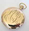 Antique 10K Goldfilled HAMPDEN Pocket Watch,Hunter