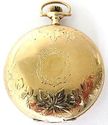 14K Solid Gold WALTHAM Pocket Watch Hunter Case 16