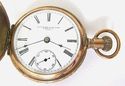 10K Goldfill NEW YORK STANDARD Pocket Watch,S18,Hu