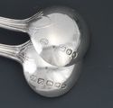 Antique Lot of 5 Sterling Silver Serving Spoons -M
