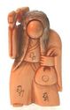 Antique Japanese Netsuke -Head Rolling 360 degree 