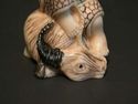 Japanese  netsuke -Chinese Boy sits on Water Buffa