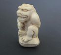 Antique Japanese Faux Ivory  netsuke -A Demon /Dev