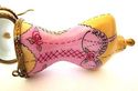  French  Limoge Porcelain Box- Mannequin Pink Lace