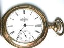 10K Gold ELGIN Pocket Watch Hunter Case,8S,RUN,59 