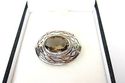 Scottish ORTAK Sterling Silver Celtic Brooch- smok