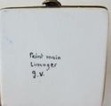 Genuine French Handpainted Limoge Porcelain Box-PY