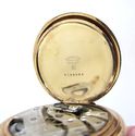 14K Gold LONGINES Pocket Watch,S12,Hunter Case,17J