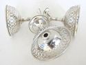 Antique Set of 6 Sterling Silver Sherbet Bowls On 