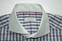 Eton red Ribbon Shirt Size 16 Cutaway Collar