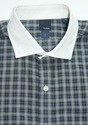 Hickey Freeman Sport Shirt L Contrasting White Col