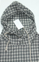 Yigal Azrouel Hoodie Size XL Cotton Linen Wool Ble