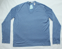 Malo Cashmere V-Neck Sweater Size Xxl Blue