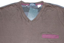 Paul Smith Colorblock V-Neck T-Shirt Size L Cotton