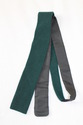 Ermenegildo Zegna Duo Silk Cashmere Tie Dark Green