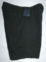 Incotex Chinolino Shorts Size 36 Black 53% Linen, 