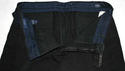 Incotex Chinolino Shorts Size 36 Black 53% Linen, 