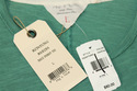 Rag & Bone Basic Pocket Tee Size L Green (Marina) 