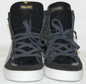 Alessandro Dell'Acqua Perforated Leather High-Top 