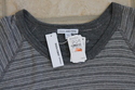 James Perse Stripe Raglan Ringer Shirt Size 5 XXL 