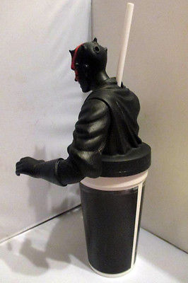 Star Wars Darth Maul 32oz plastic cup w/cup topper (1999) – Mom