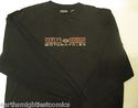 Harley Davidson Black T-Shirt Mens XL Long Sleeve