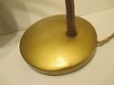 Gold Lamp Mid Century Modern Vintage Table Desk Li