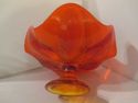 Viking Orange Bowl Vintage Mid Century Art Glass S