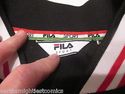 Fila Sport Warm Up Jacket Black Size Medium Hip Ho